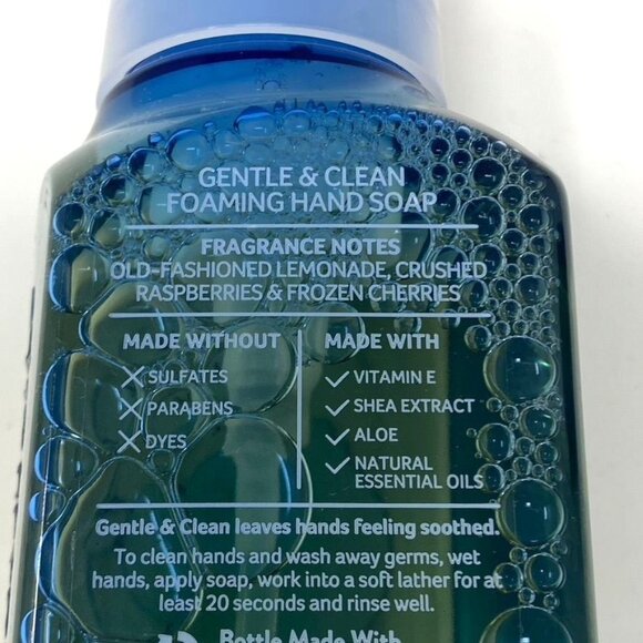 Bath & Body Works Roll With The Flow Wildberry Lemonade Foaming Hand Soap x 2 - Picture 4 of 7